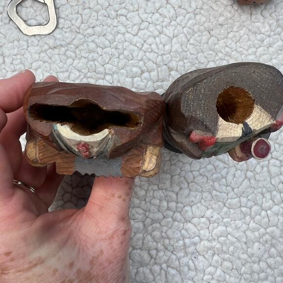 Vintage Wooden Carved 1959 Corkscrew Bottle Opener - Picture 10 of 11